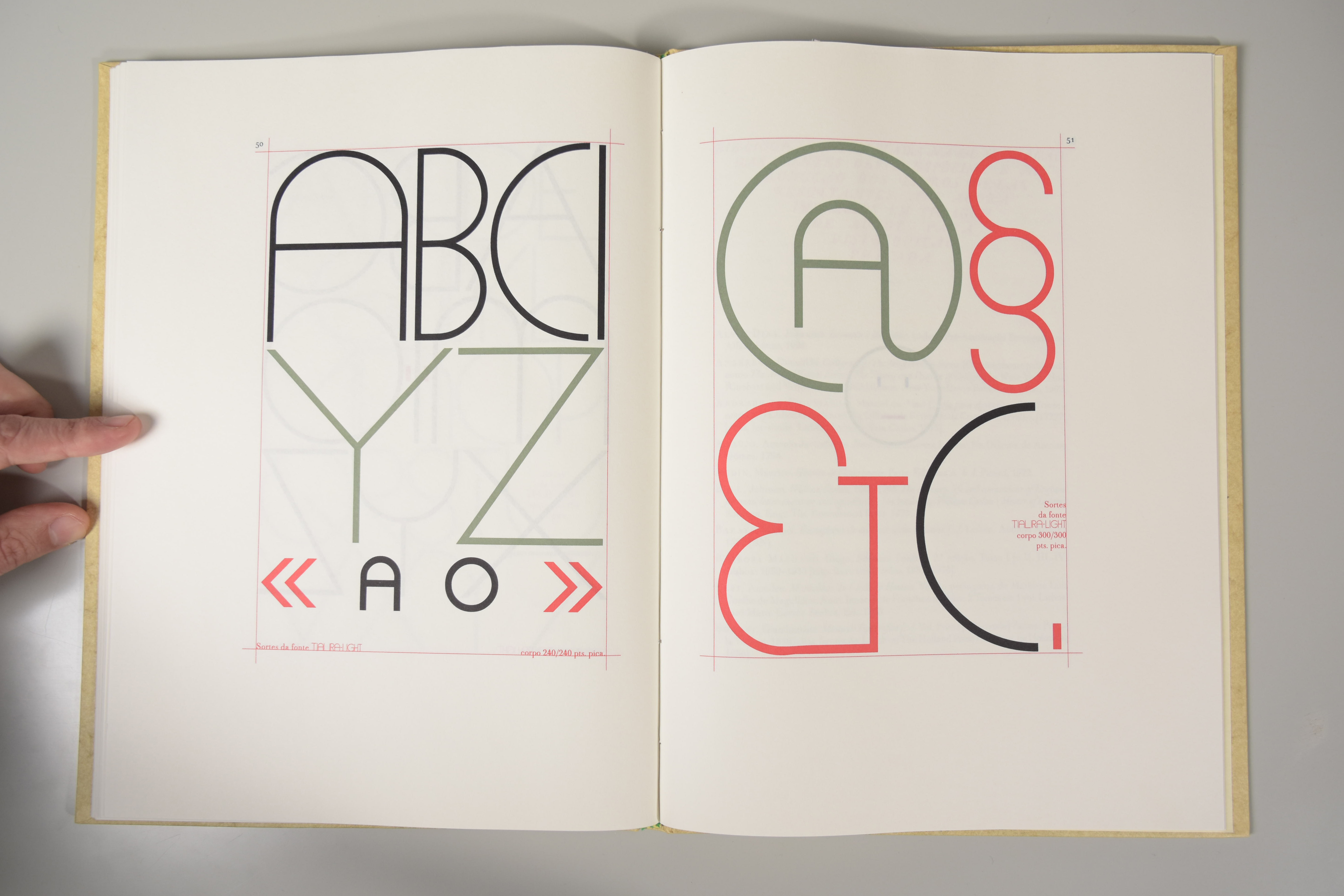 Tia Lira specimen book